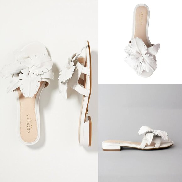 Anthropologie Cecelia New York Lila Slide Sandals Size 8 NWOT $179 - Picture 1 of 9